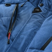 Aaiyomet muška jakna jakna kaput džep odvojivi kapuljač s kapuljačom dugih rukava Fly Jacket kaput