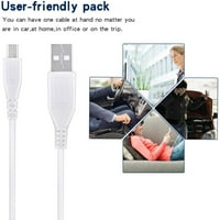 Pwron 3,3ft bijeli mikro USB punjenje kabel kabela za punjenje za Niterider Lumina Nr nr Bike Headlight