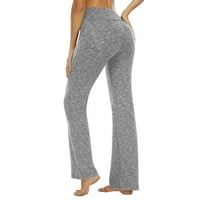 Yoga hlače Žene Žene Yoga Hlače Džepovi visoke struke Hlače za vježbanje ležerne pantalone