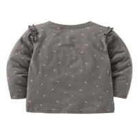Niuer Kids Slatke zvijezde Štampali su pulover mališani majica ušiveni odmor za prazničnu posadu