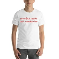 Rukom pisane certificirane zdravstvene jedinice koordinatorka kratkih rukava pamučna majica po nedefiniranim