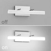 LED vanity svjetla podesiva kupaonica ispraznost svjetlosni čvorovi učvršćenja u kupaonici za osvjetljenje ogledalo nad ogledalom hrom modernog rasvjeta od 5500k