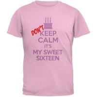 Ne držite mirnu slatku laganu ružičastu majicu za odrasle - X-Large