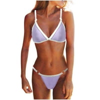 Thong bikini kupaći kostimi TankiniWomen Bandeau zavoj bikini set push-up brazilski kupaći kostimi za