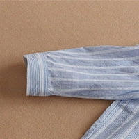 Ženska ručica dugih rukava Tunička majica V vrat Radna ležerna bluza