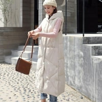 gakvbuo zimska modna žena produžena i zadebljana srednje dužine dolje pamučna jakna