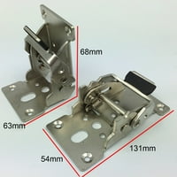 GOFJ STEPLOVINSKI ŠUMPA jednostavan za instaliranje nevidljivog nosača preklopnog preklopnog zuba za stol za stol