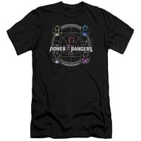 Power Rangers - najveća slava - Slim Fit Short rukava s kratkim rukavima - velika