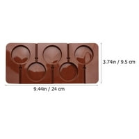 DIY LOLLIPOP kalupi okrugli čokoladni silikonski kalupi za pečenje