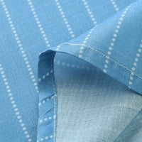 Pgeraug muške majice Polka Dot Striped Design za tisak Kratki rukav Okrenite ovratnike Polo košulje