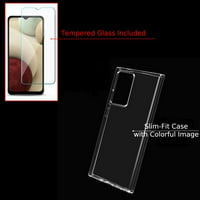 Slim-Fit TPU modna futrola za telefon za Samsung Galaxy A03S, sa zaštitnim zaslonom od kaljenog stakla
