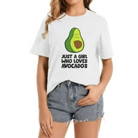 Samo djevojka koja voli majicu Avocados