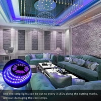 12V UV Ultraviolet 395-405nm LED traka Crno svjetlo SMD Neon Glow trake za lampicu za DJ fluorescentnu zabavu
