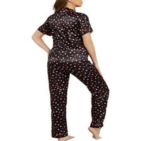 Luxplum ženska noćna svilena odjeća satenske pidžame setovi labavi salon set kućna odjeća noćna odjeća