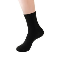 Čarape za djevojke Zimska čvrsta boja brušena pušana plišana toplo kućno skijanje Ženske čarape
