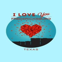 Volim te, Fredericksburg, Texas, Contour
