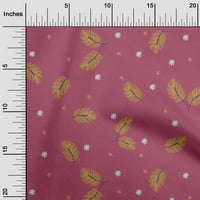 Onuone pamučne kambričke maroon tkanina božićna pernata tkanina za šivanje tiskane zanatske tkanine