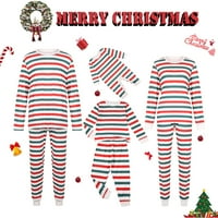 Božićna porodica koja odgovara pidžami setovi prugaste vrhove hlače Xmas Sleep Ležište za odmor Jammyes