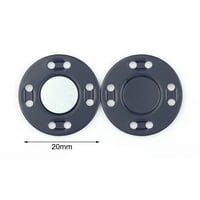 Par Nevidljivi 8-rupi Dizajn magnetnih magnetnih dugmeta Metalna ručica za šivanje magneta za šivanje materijala