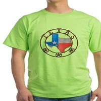 Cafepress - Texas kovano željezo košulja ART majica - lagana majica - CP