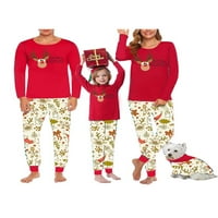 MA & Baby Family Božićni pidžami Set žene Muške noćne odjeće Padžama hlače Top PJs Sleep odjeća