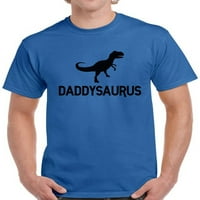 Funny tal pokloni DaddySaurus Muška majica - S L XL 2XL 3XL 4XL 5XL - Grafički tee