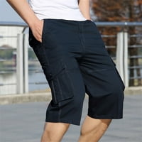 Auroural Muške kratke hlače Čišćenje muški modni patentni zatvarač na otvorenom džepne kratke hlače Sportske kombinezone casual pantalone
