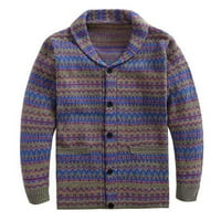 Muški kaputi i jakne čišćenja Muška modna jeseni zimski džemper labav velik veličine miješani džemper