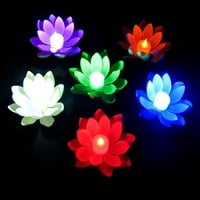 Wirlsweal umjetni lotos cvijet LED svjetlo Bazen Vrtni ribnjak pluta cvjetna svjetiljka