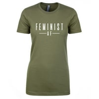 Feministking AF Womens Crewneck Tee