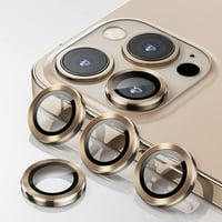 [3 + 1] za iPhone Pro MA iPhone Pro Zaštitnik objektiva sa kamerom, antipach HD kaljeno staklo Metal