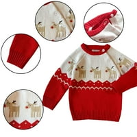 Božićni džemper s božićnim brtvim dječacima za baby dječji kradje za djecu tople pletene vrhove mekano