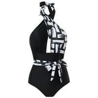 Ženski jednodijelni seksi bikini suspender sa ledenim remenom na prsima bez čeličnih kupaćih kostima