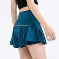 Seoff suknje za žene modni ljetni džepovi nagnuti kratki trčanje vanjski fitness prozračna teniska suknja
