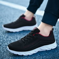Sehao Fashion Muškarci Mesh Planinarstvo Casual Sport Cipele čipke UP UP COLL COLOR Trčanje prozračne