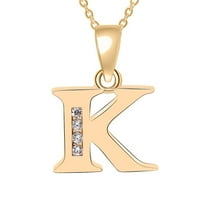 Ogrlica od nakita, Lucky abeceda Ogrlica zlatna i srebrna abeceda, ogrlica za žensku modnu zlatnu ogrlicu,