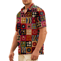 3D košulja za tiskanje etničkog stila, ljetna ulična modna majica, Havajska muška majica kratka rukava