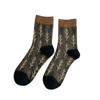 Zimske ženske čarape srednje cijevi drže zadrže tople slatke vunene čarape Tietoc