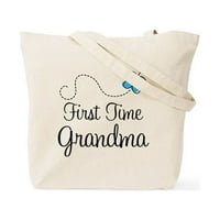Cafepress - prva baka baka torba - prirodna platna torba, Torba za trbuhu