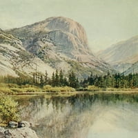 Kalifornijski ogledalo Jezero, Yosemite Poster Print H. Sutton Palmer
