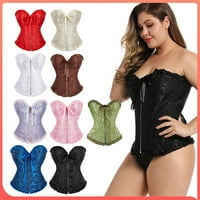 Žene pune tjelesne shaper bodymuit Commbil Control Objavilo za dizač Corset Shapewear White