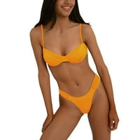 FVWitlyh bikini setovi za žene 2xL kupaće kupaće komisije za žene plus veličine Split bikini Žene sakupljaju