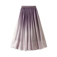 Leesechin Boho suknje za žene ponude Dame Fashion High Squik Nasled pune boje kratka suknja Labava suknja na klirensu