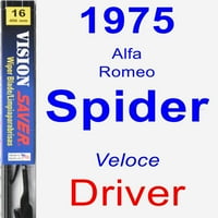 ALFA ROMEO SPIDER Vozač Brisač sečiva - Vizija Saver