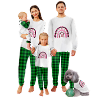 Uklapanje PJS Plus Veličina Božićne pidžame Klasična spavaća odjeća Porodica podudaranja pidžama za