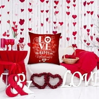 Biljni dan zaljubljenih za Valentinovo meko i udoban jastuk od kože breskve