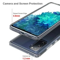 Bemz Aquafle Samsung Galaxy S Fe 5G futrola za telefon sa kaljenim zaštitnicima zaslona stakla - tropska kornjača