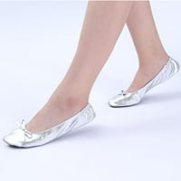 Daznico papuče za žene Žene Sklopivi prenosni putni balet s ravnim roll papuče cipele za ples party