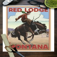 Red Lodge, Montana, kauboj i Bronco scena