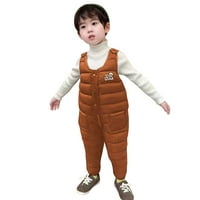 Toddler Kids Boys Girls Topsuits Podesivi gumbi sa džepovima Udobne tople meke Rompers 80; 12- m